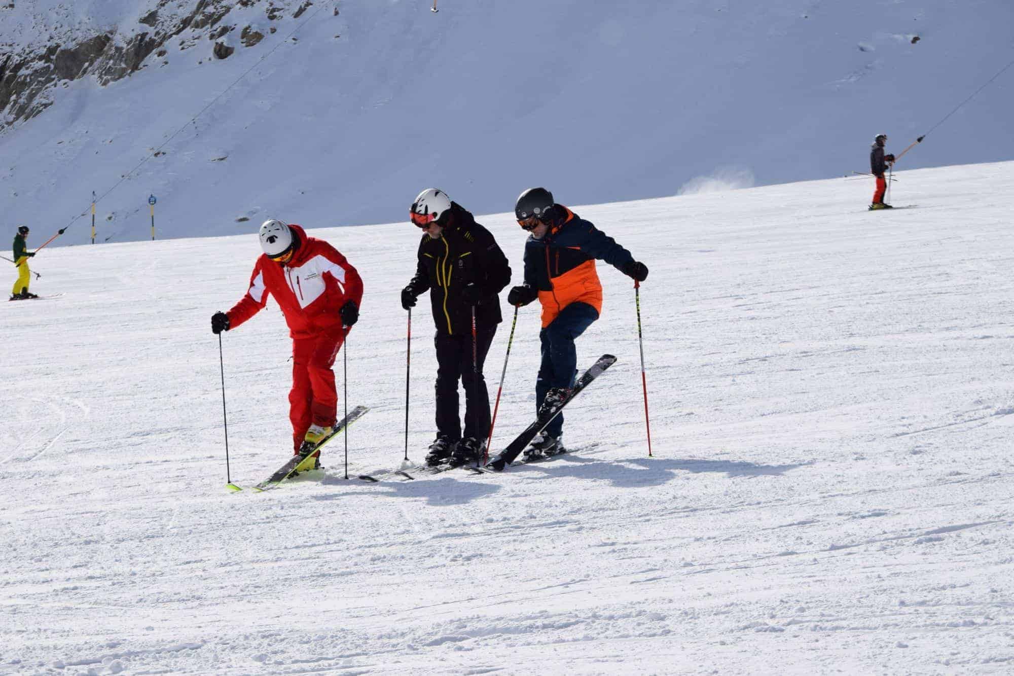 Skifahren nach dem Alter von 65 Jahren