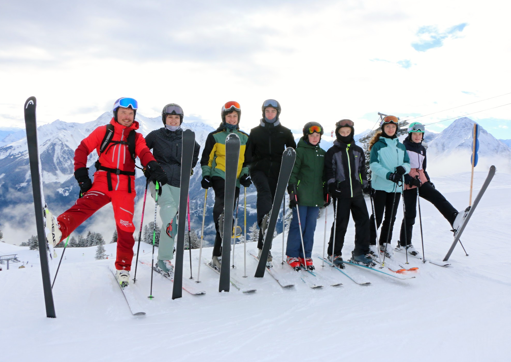 Gruppenkurse Teens skiles kinderen